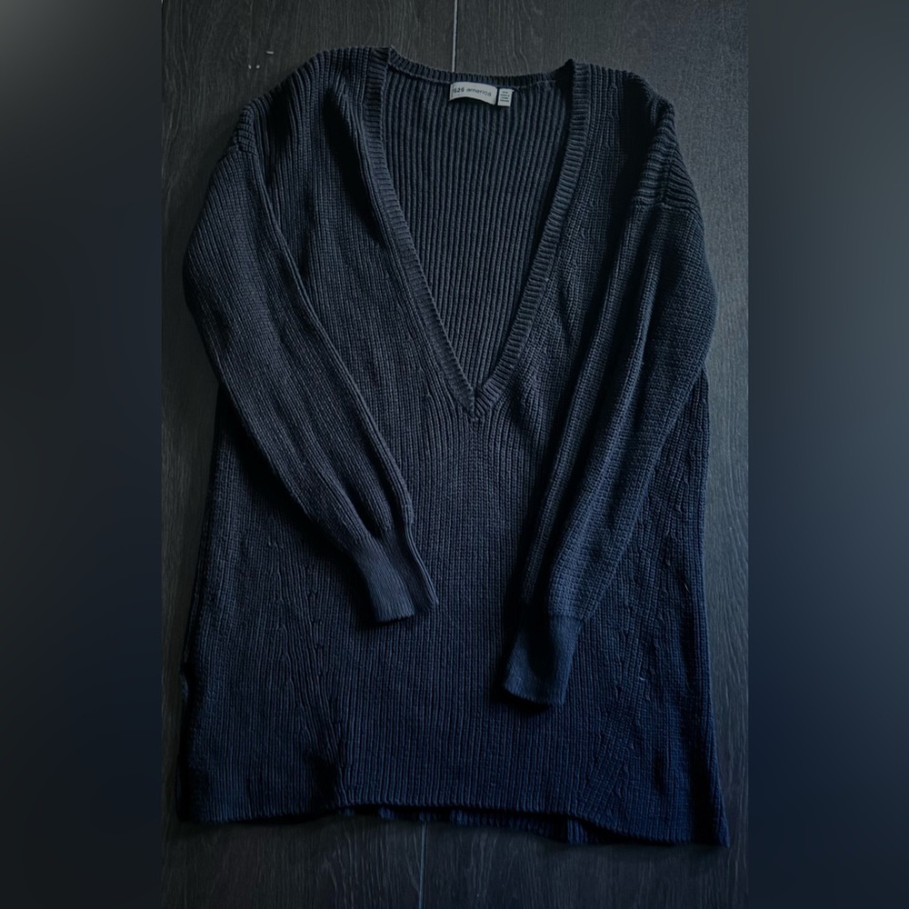 525 America - Deep V Sweater  - XS